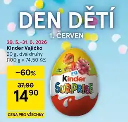 Tesco Kinder vajíčko nabídka