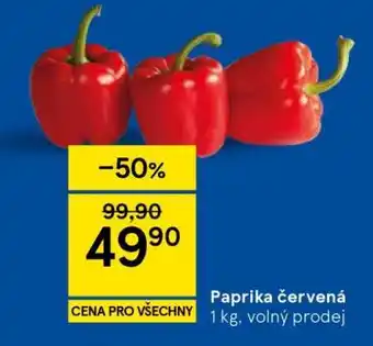 Tesco Paprika červená nabídka