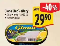 Albert Giana Sleď filety nabídka