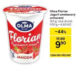 Tesco Olma Florian Jogurt smetanový ochucený nabídka