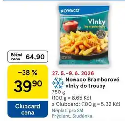 Tesco Nowaco Bramborové vlnky do trouby nabídka