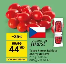 Tesco Tesco Finest Rajčata cherry datlová nabídka