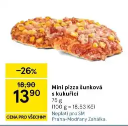 Tesco Mini pizza šunková s kukuřicí nabídka