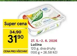 Tesco Lučina nabídka