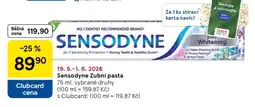 Tesco Sensodyne zubní pasta nabídka
