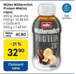 Tesco Müller Müllermilch Protein Mléčný nápoj nabídka