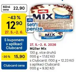 Tesco Müller Mix nabídka