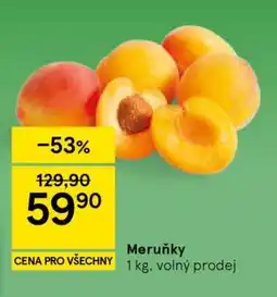 Tesco Meruňky nabídka