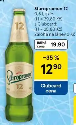 Tesco Staropramen 12 nabídka