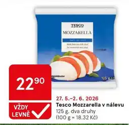 Tesco Tesco Mozzarella v nálevu nabídka