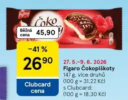 Tesco Figaro Čokopiškoty nabídka