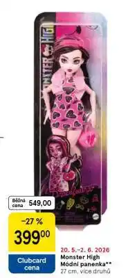 Tesco Monster High Módní panenka nabídka