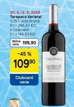 Tesco Tarapacá Varietal nabídka