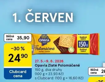 Tesco Opavia Zlaté polomáčené nabídka