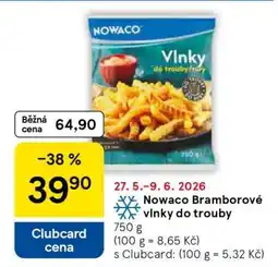 Tesco Nowaco Bramborové vlnky do trouby nabídka