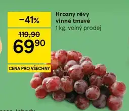 Tesco Hrozny révy vinné tmavé nabídka