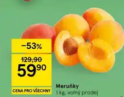 Tesco Meruňky nabídka