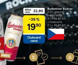 Tesco Budweiser Budvar nabídka