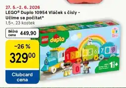Tesco LEGO Duplo 10954 Vláček s čísly – Učíme se počítat nabídka