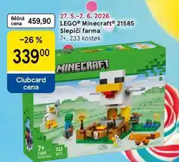 Tesco LEGO Minecraft 21585 Slepičí farma 7+, 233 kostek nabídka
