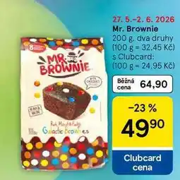 Tesco Mr. Brownie nabídka