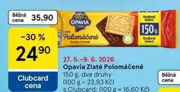 Tesco Opavia Zlaté Polomáčené, 150 g, dva druhy nabídka