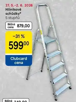 Tesco Hliníkové schůdky, 5 stupňů nabídka