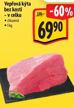 Albert Vepřová kýta bez kosti - v celku nabídka