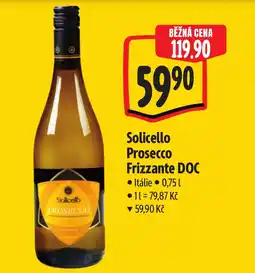 Albert Solicello Prosecco Frizzante DOC nabídka