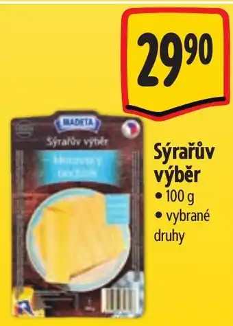 Albert Madeta Sýrařův výběr nabídka