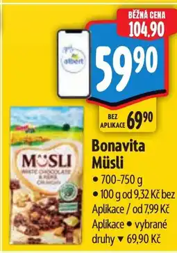 Albert Bonavita Müsli nabídka