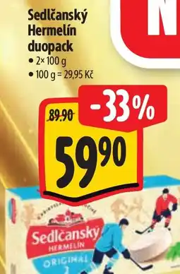 Albert Sedlčanský Hermelín duopack nabídka
