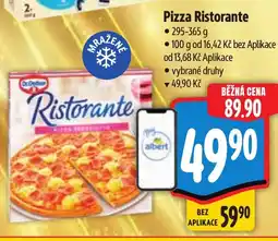 Albert Dr.Oetker Pizza Ristorante nabídka