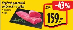 Albert Vepřová panenská svíčková - v celku nabídka