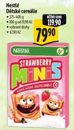 Albert Nestlé Dětské cereálie nabídka