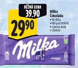 Albert Milka Čokoláda nabídka