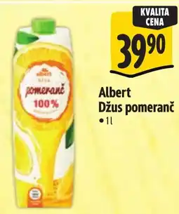 Albert Albert Džus pomeranč nabídka
