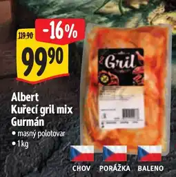 Albert Albert Kuřecí gril mix Gurmán nabídka