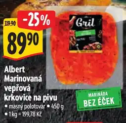 Albert Albert Marinovaná vepřová krkovice na pivu nabídka