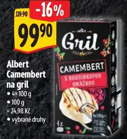 Albert Albert Camembert na gril nabídka