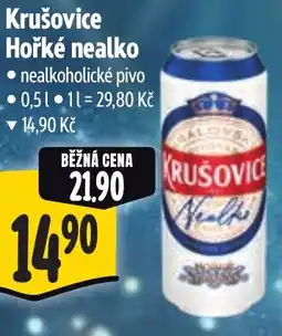 Albert Krušovice Hořké nealko nabídka