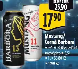 Albert Mustang/ 11 Černá Barbora nabídka