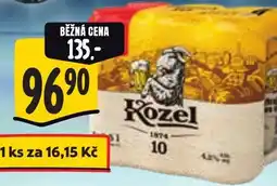 Albert Velkopopovický Kozel 10 nabídka