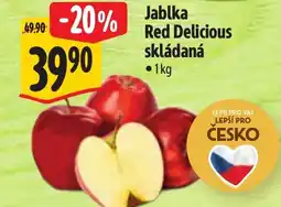 Albert Jablka Red Delicious skládaná nabídka