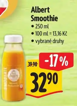 Albert Albert Smoothie nabídka