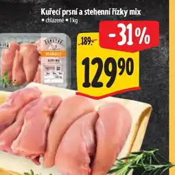 Albert Kuřecí prsní a stehenní řízky mix nabídka