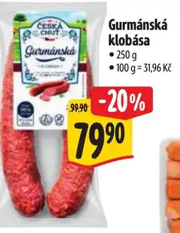 Albert Gurmánská klobása nabídka