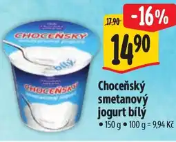 Albert Choceňský smetanový jogurt bílý nabídka
