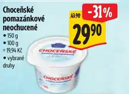 Albert Choceňské pomazánkové neochucené nabídka