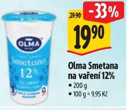 Albert Olma Smetana na vaření 12% nabídka
